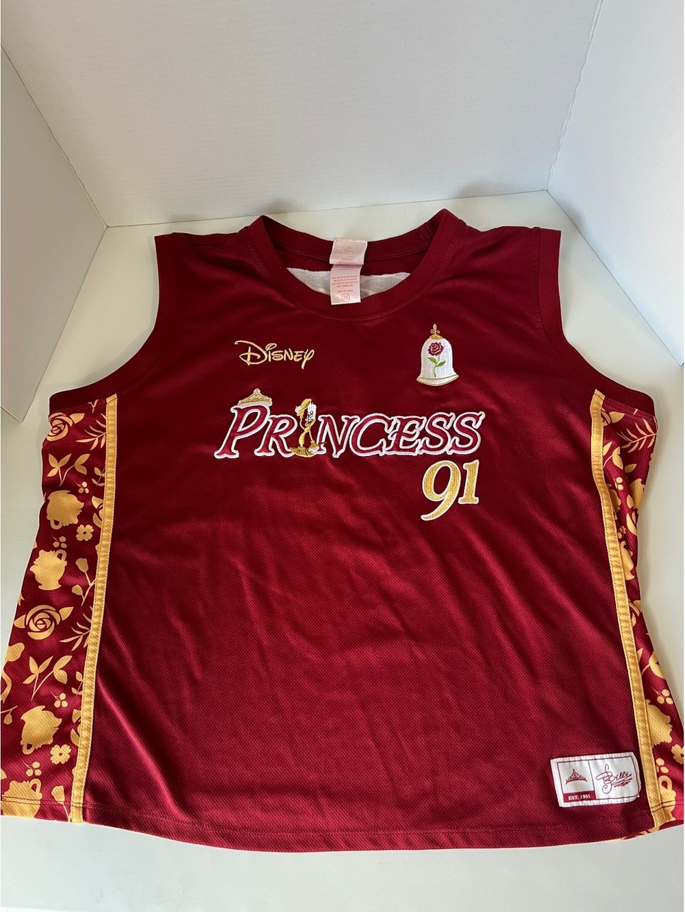 Disney BoxLunch Beauty & the Beast Belle Princess 91 Jersey 3X